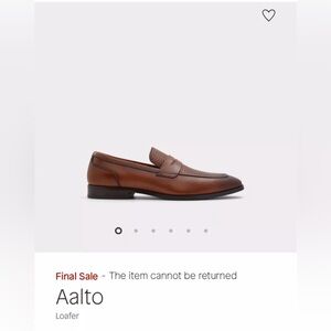 New In Box: Men’s Brown Aldo Loafers - Aalto - US Size 12